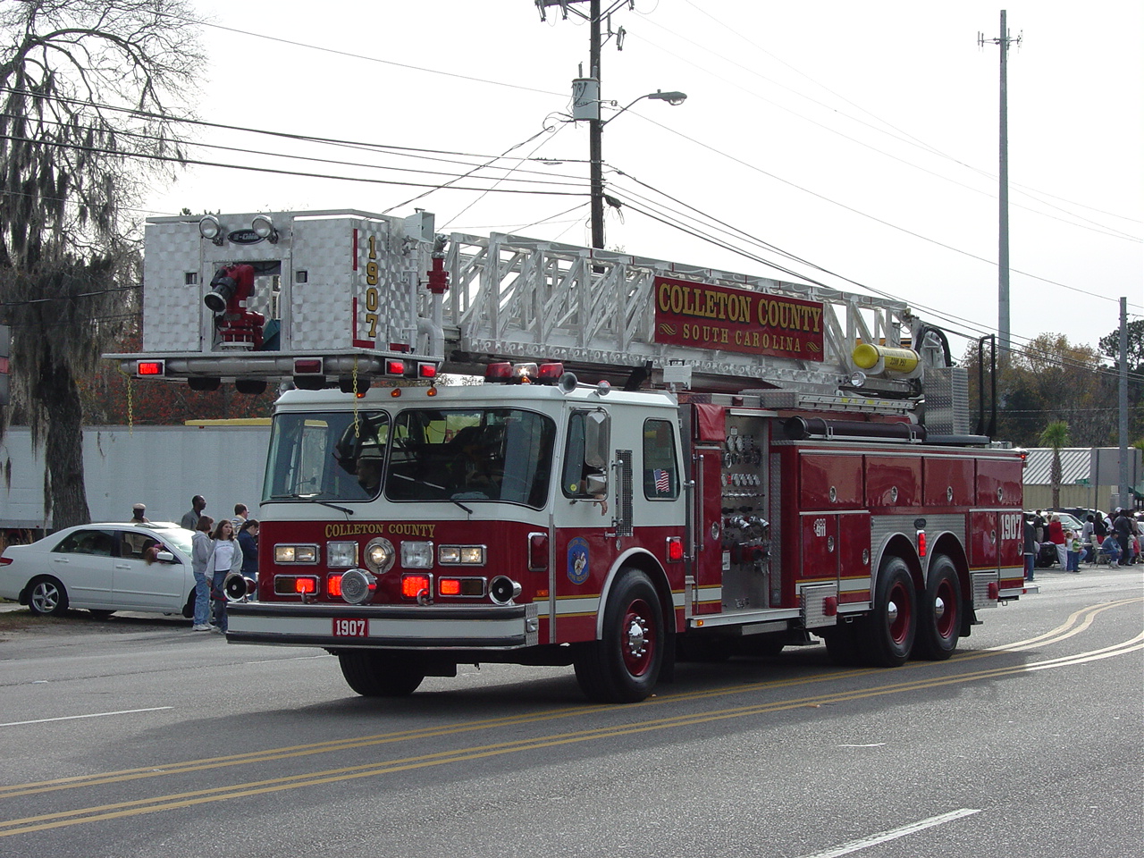 American Lafrance Ladder truck