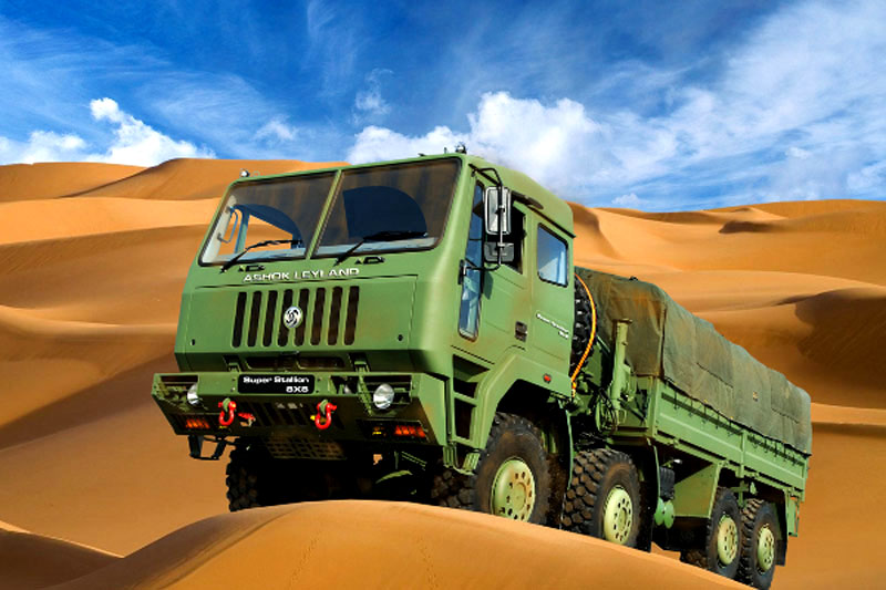Ashok Leyland 14 wheel truck