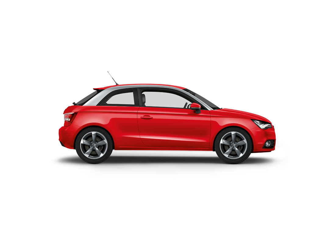 Audi A1 red
