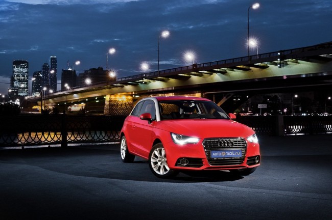 Audi A1 red