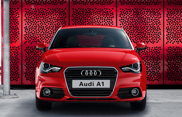 Audi A1 red