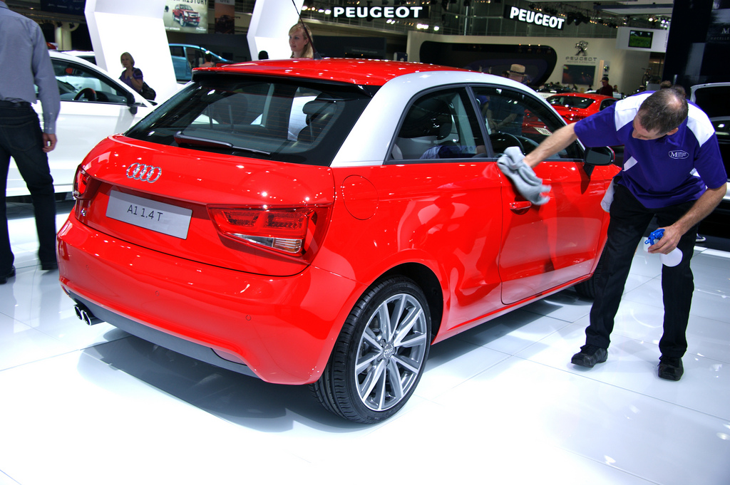 Audi A1 red