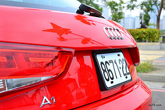 Audi A1 red