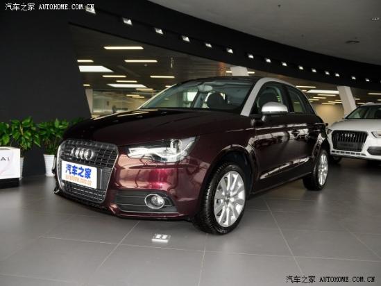 Audi A1 Shiraz red