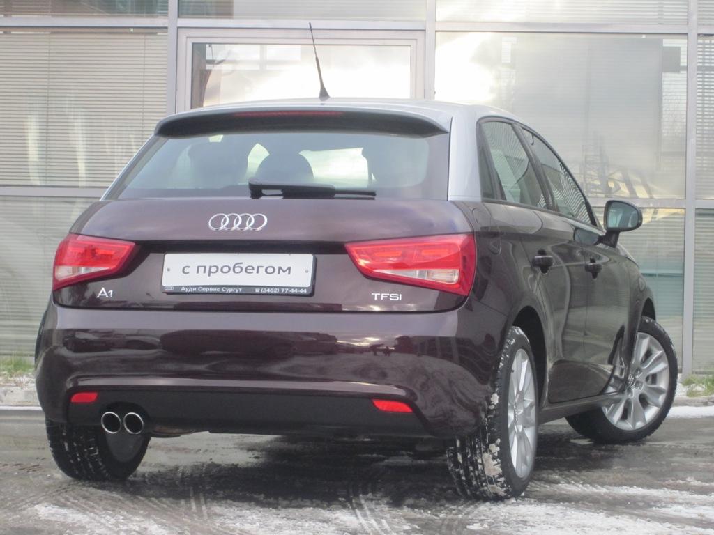 Audi A1 Shiraz red
