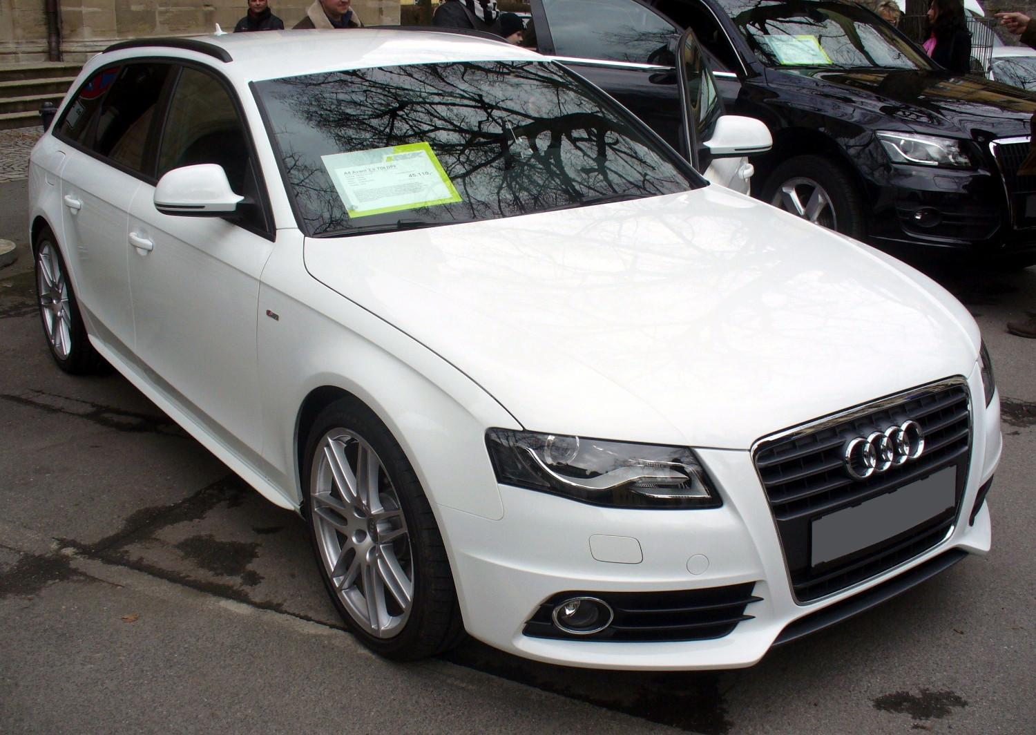Audi A4 white