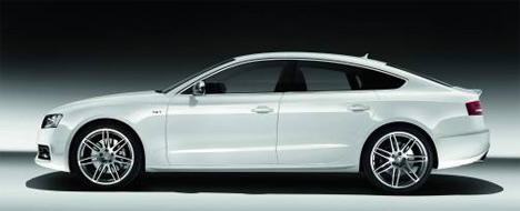 Audi A5 S Line white