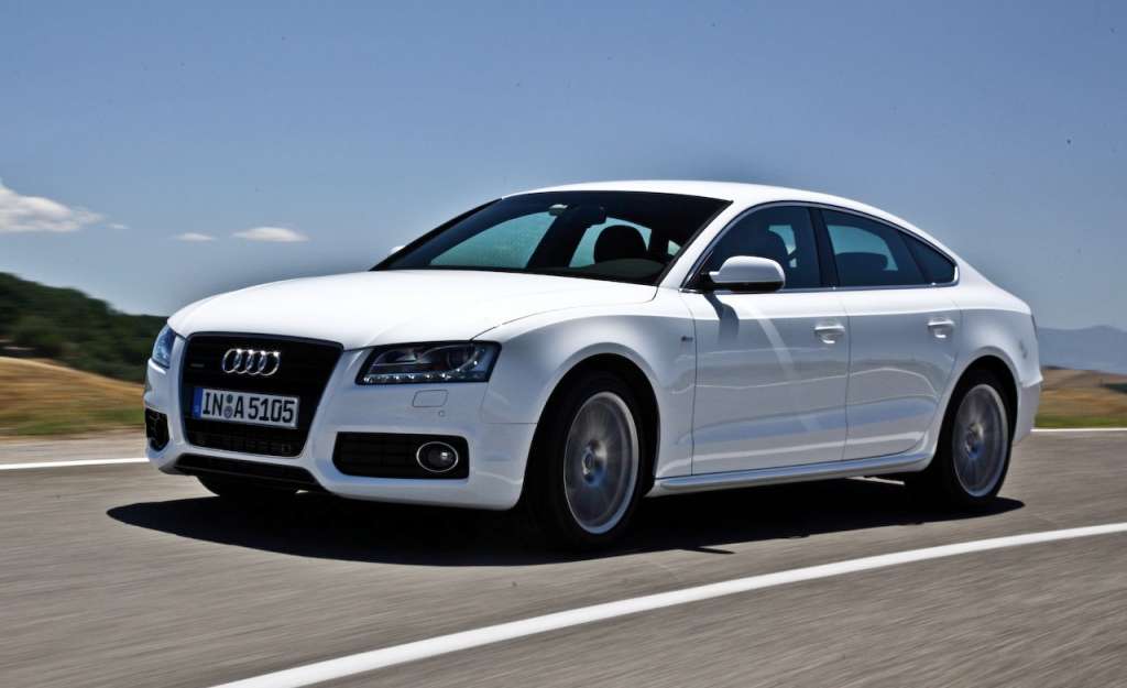 Audi A5 S Line white