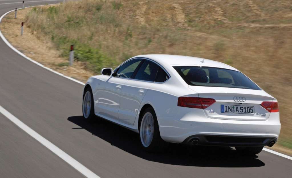 Audi A5 S Line white