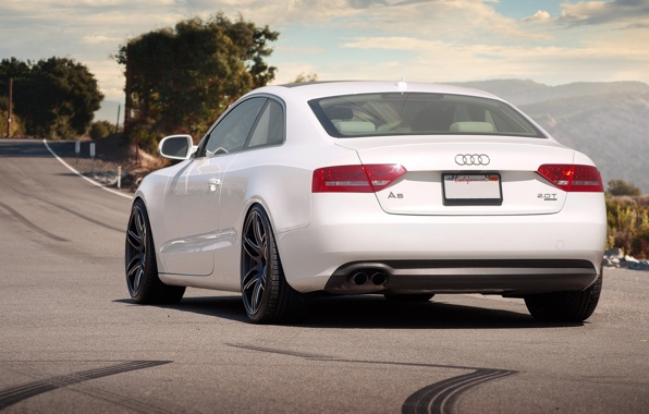 Audi A5 Sportback white