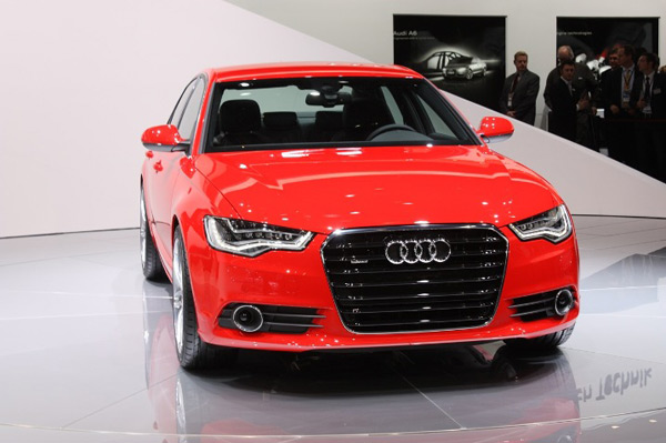 Audi A6 red