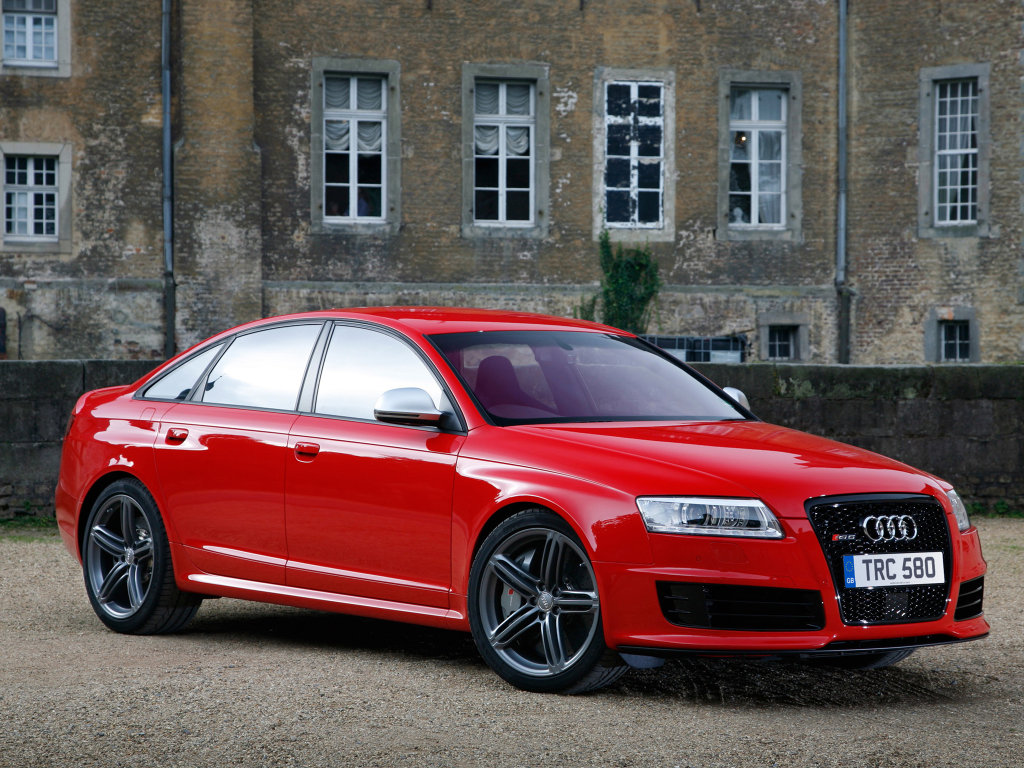 Audi A8 red