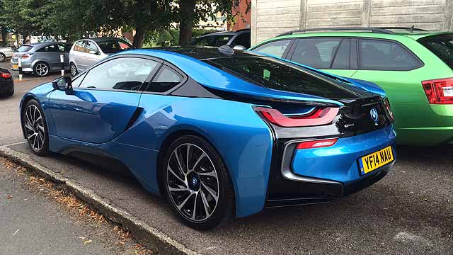 Bmw I8 Blue