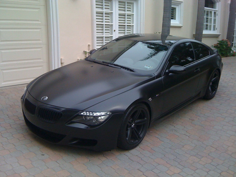 Bmw M6 Matte Black