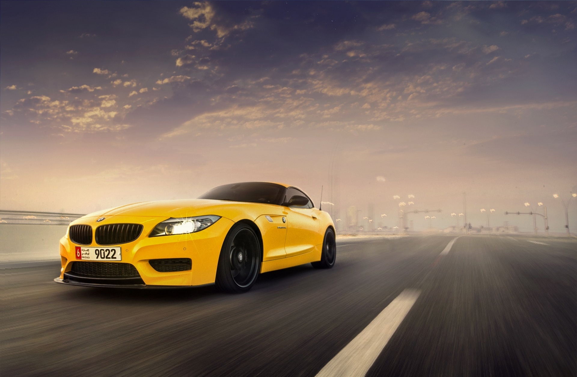 Bmw Z4 Yellow