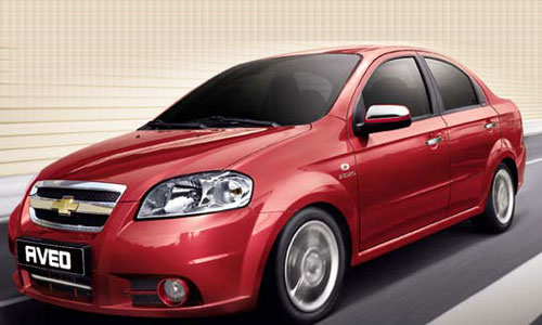 Chevrolet Aveo Red
