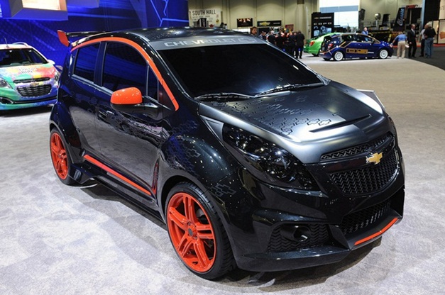 Chevrolet Beat Black Modified