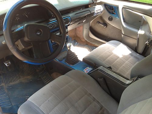 1992 Chevrolet Cavalier Rs 1992 Chevrolet Cavalier Rs