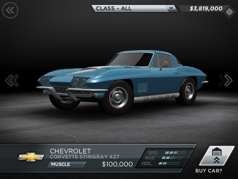 Chevrolet Corvette Stingray 427
