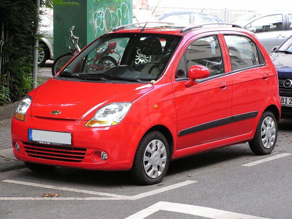 Chevrolet Matiz Red