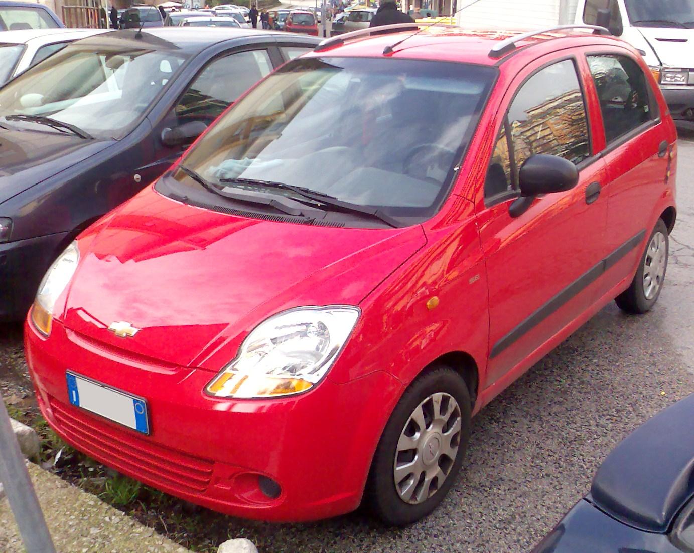 Chevrolet Matiz Red