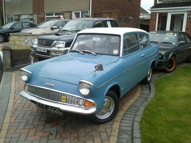 Ford Anglia Blue