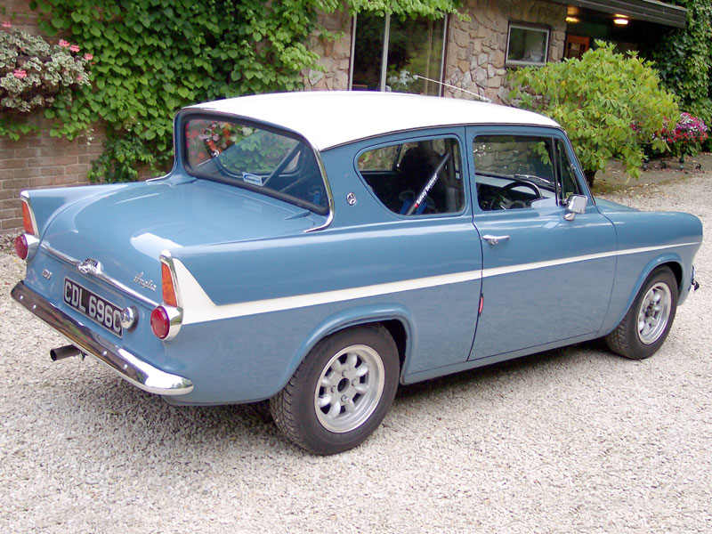 Ford Anglia Blue