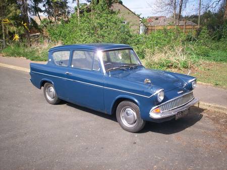 Ford Anglia Blue