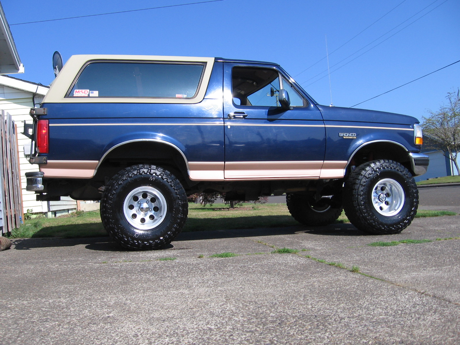Ford Bronco Blue Ford Bronco Blue