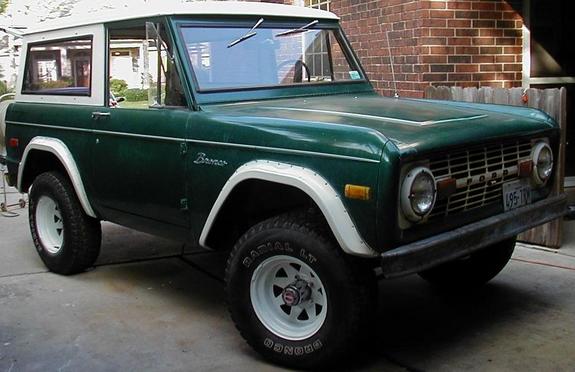 Ford Bronco green
