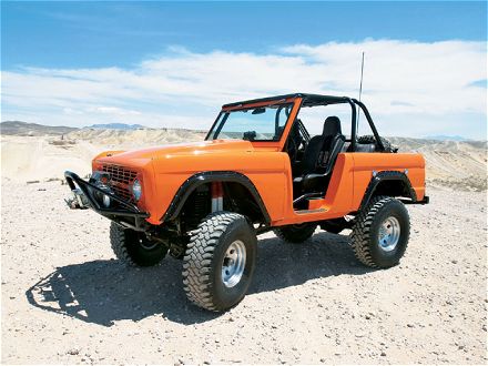 Ford Bronco orange