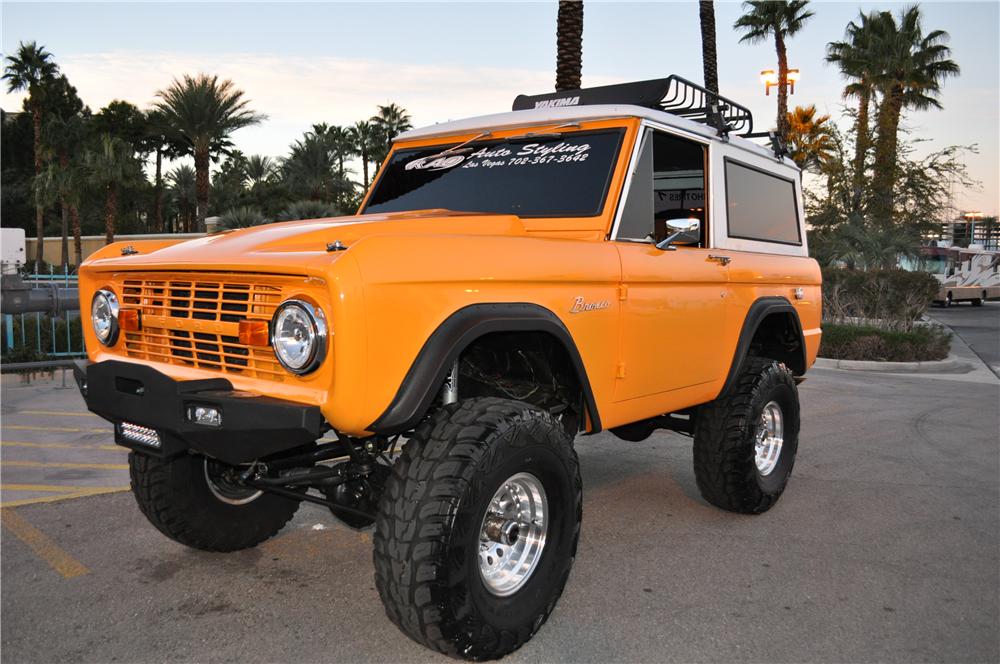 Ford Bronco orange