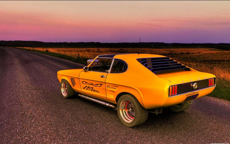 Ford Capri Orange