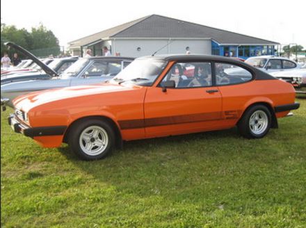Ford Capri Orange
