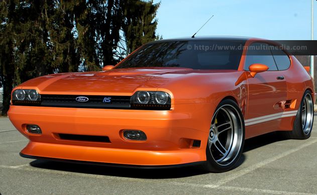 Ford Capri Red