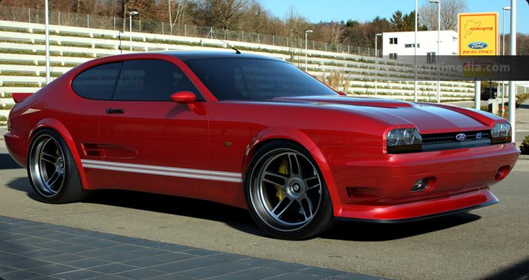 Ford Capri Red