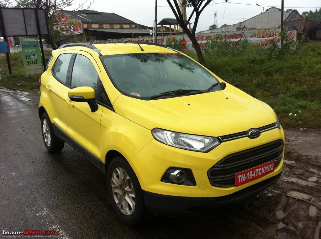 Ford Ecosport Yellow