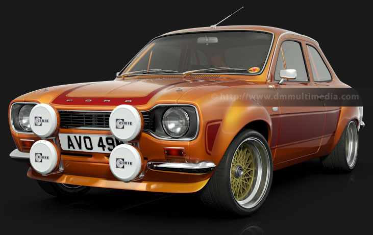 Ford Escort Orange