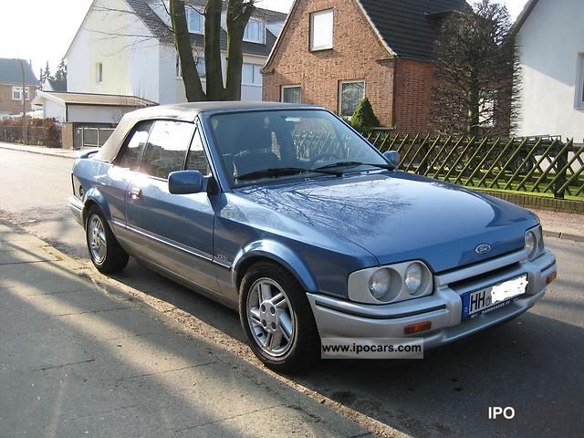 Ford Escort Xr3i Convertible
