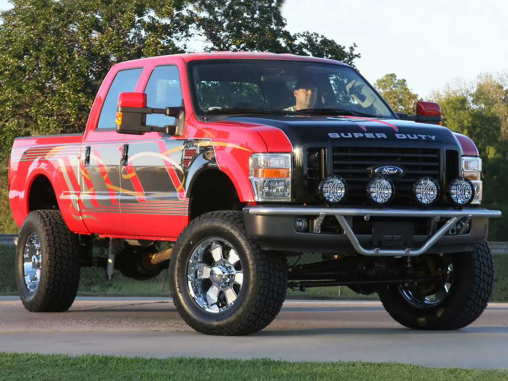 Ford F250 Red