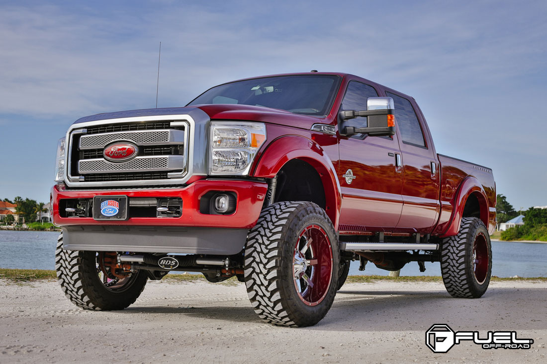 Ford F250 Red