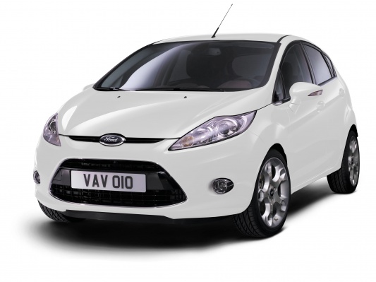 Ford Fiesta White 2013