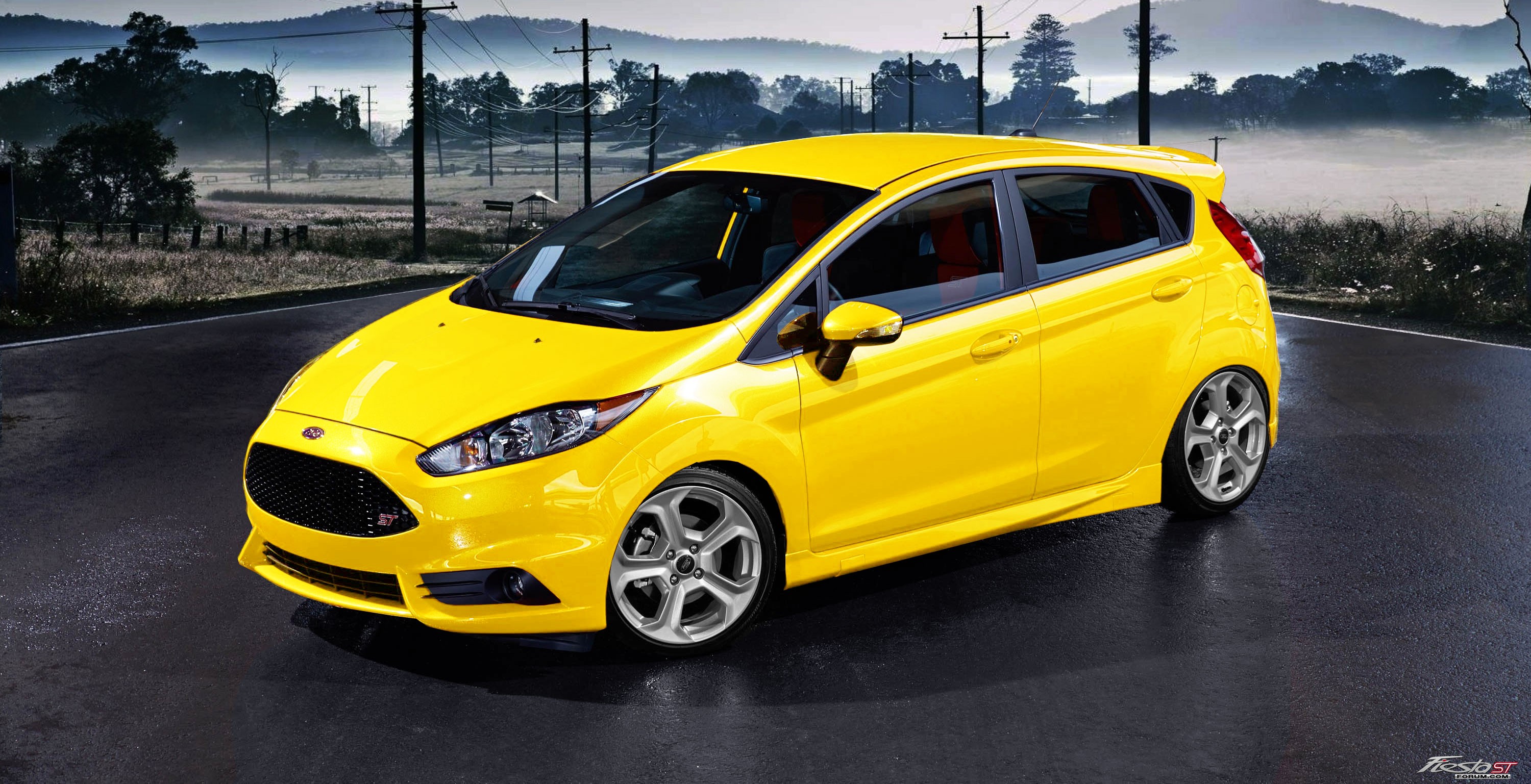 Ford Fiesta Yellow