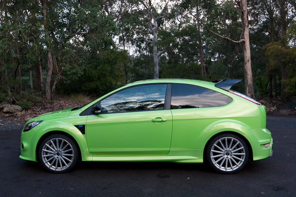 Ford Focus RS Lime Green
