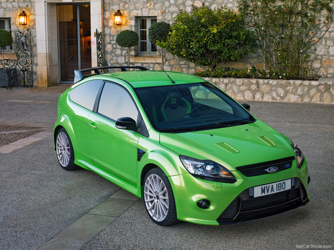 Ford Focus RS Lime Green