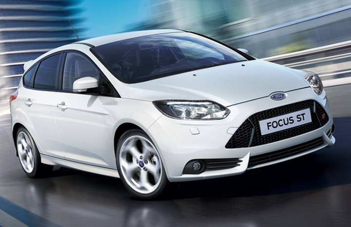 Ford Focus ST white