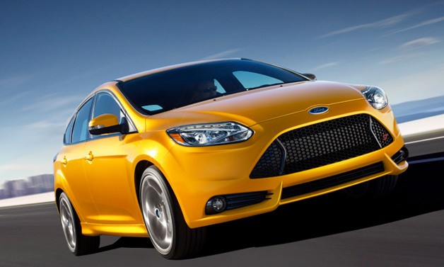 Ford Focus ST yellow