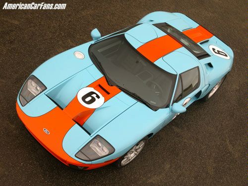 Ford GT Blue Orange