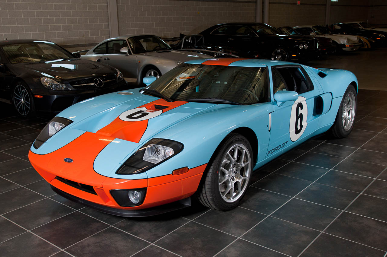 Ford GT Blue Orange