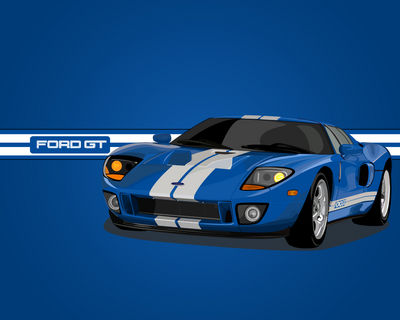 Ford GT Blue